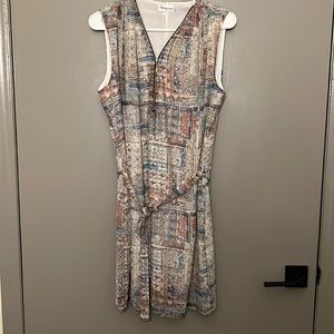 Pattern mini dress